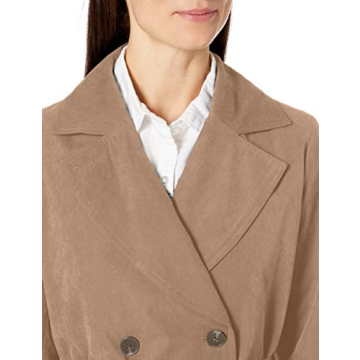 Stylish Amazon Essentials Women's Water-Resistant Trench Coat