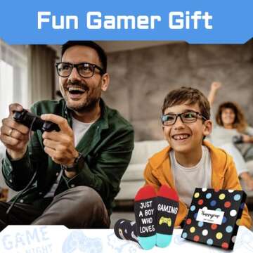 Gamer Socks for Boys - Perfect Gifts for Teen Gamers