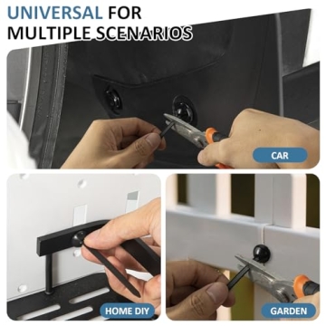 50PCS Nylon Universal Cable Tie Buckles for Versatile Use