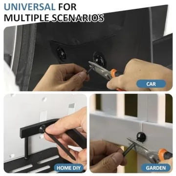 50PCS Nylon Universal Cable Tie Buckles for Versatile Use