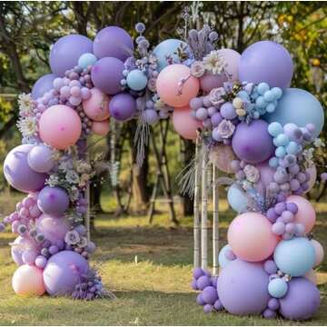 Purple Balloon Garland Kit for Stunning Decorations