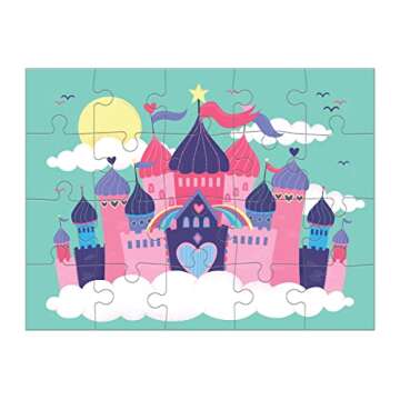 Mudpuppy Unicorn Magic Level Up! Puzzle Set from Mudpuppy, Includes 4 Jigsaw Puzzles with 16 – 28 Pieces, Features Enchanting and Magical Unicorns, Perfect for Ages 3+