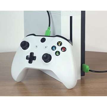 Rocketfish Xbox One Controller Charging Kit - Modern Functional, 10' Cord, Rechargeable Battery, Compatible with Microsoft Controllers