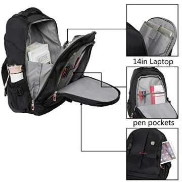 SKYMOVE 19in Wheeled Backpack for Business & Travel