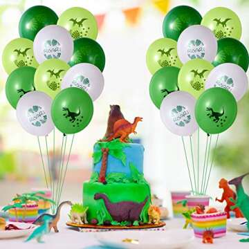 Dinosaur Theme Balloon Set for Kids Party Supplies 12 Inches