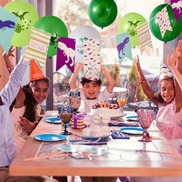 Dinosaur Theme Balloon Set for Kids Party Supplies 12 Inches