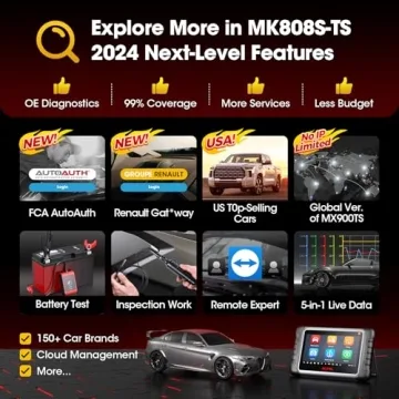 Autel MaxiCOM MK808S-TS All-in-One Automotive Scanner