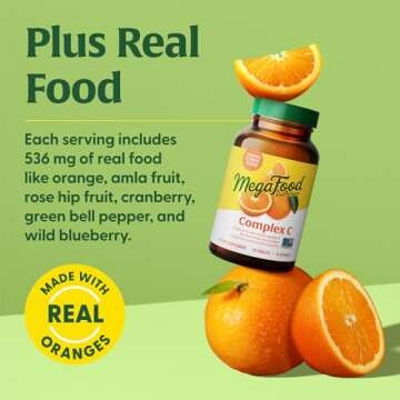 MegaFood Complex C - Vegan Immune Support with Vitamin C