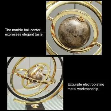 Homary Modern Abstract Globe Ornament Sculpture