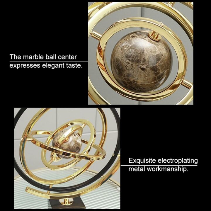 Homary Modern Abstract Globe Ornament Sculpture