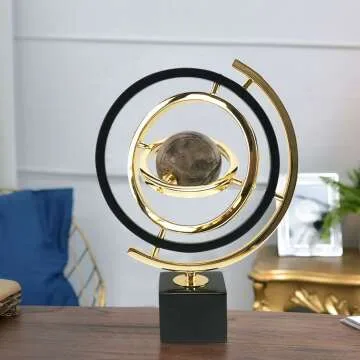 Homary Modern Abstract Globe Ornament Sculpture