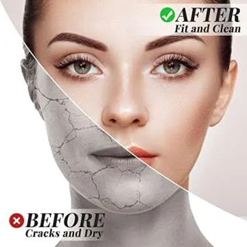 Patelai Triangle Powder Puff Set for Makeup Application