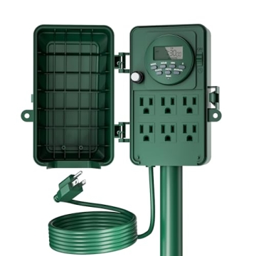 BN-LINK Weatherproof 7 Day Outdoor Timer Switch