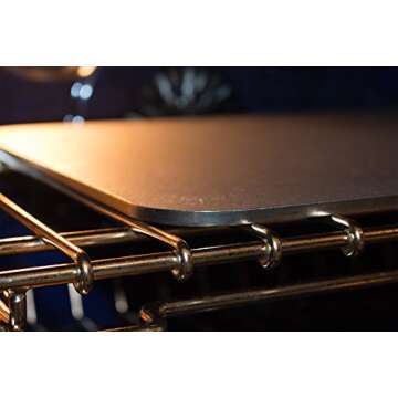 Artisan Steel - High Performance Pizza Steel Made in the USA - 16" x 14.25" (.25" Thick)