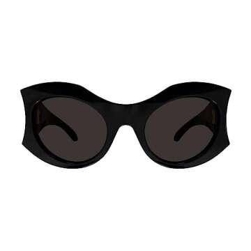 Balenciaga BB0256S Women's Black Butterfly Sunglasses - Luxury Fashion