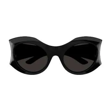 Balenciaga BB0256S Women's Butterfly Sunglasses Black