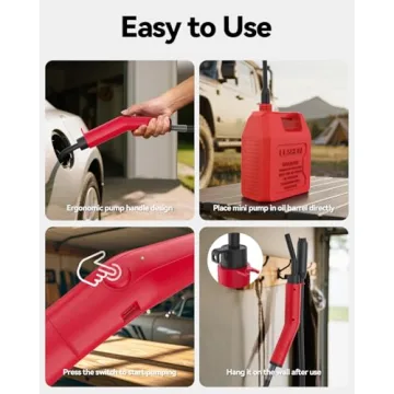 Leshein Fuel Transfer Pump - Ultimate USB Rechargeable Siphon Pump