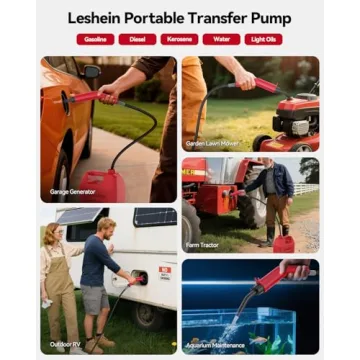 Leshein Fuel Transfer Pump - Ultimate USB Rechargeable Siphon Pump