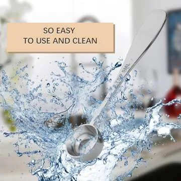 BERYLER Stainless Steel Measuring Spoon for Precise Cooking