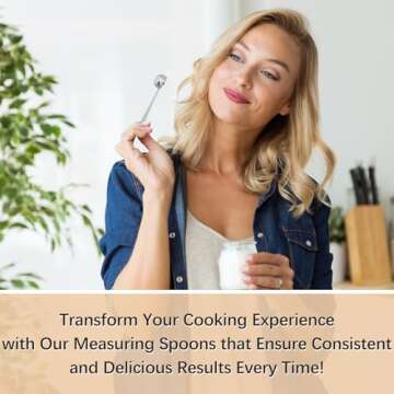 BERYLER Stainless Steel Measuring Spoon for Precise Cooking