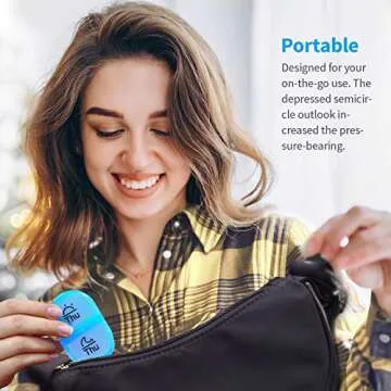 ZIKEE Weekly Pill Organizer - Portable & BPA-Free Solution