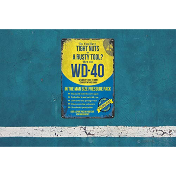 ZYPENG Retro Metal Sign for Car Enthusiasts and Man Caves