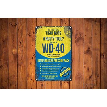 ZYPENG Retro Metal Sign for Car Enthusiasts and Man Caves