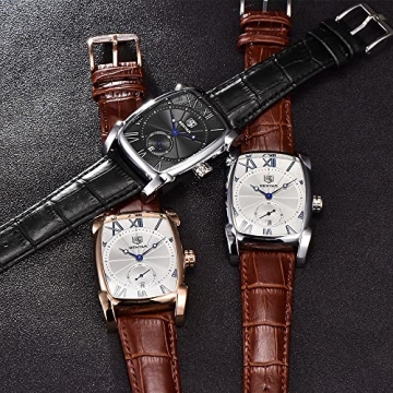 Stylish BENYAR Waterproof Rectangle Case Watch for Men