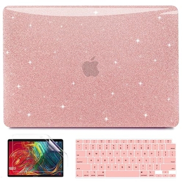 Anban MacBook Air Case Glitter Rose Gold Stylish Protection
