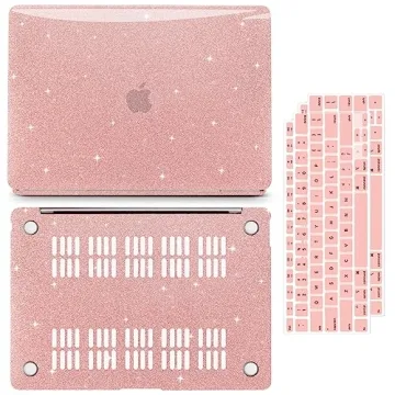 Anban MacBook Air Case Glitter Rose Gold Stylish Protection
