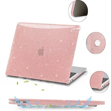 Anban MacBook Air Case Glitter Rose Gold Stylish Protection