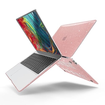 Anban MacBook Air Case Glitter Rose Gold Stylish Protection