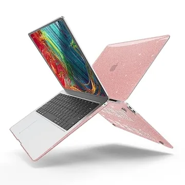 Anban MacBook Air Case Glitter Rose Gold Stylish Protection