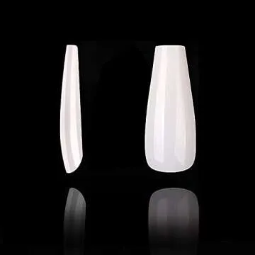 Long Coffin Fake Nails - 500 Pcs Full Cover Tips