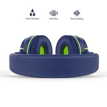 Durable ELECDER i36 Kids Headphones for School and Play