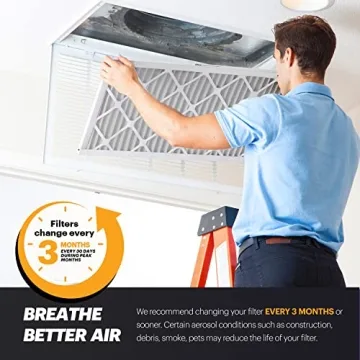 BNX TruFilter 20x20x1 Air Filter MERV 11 for Allergies