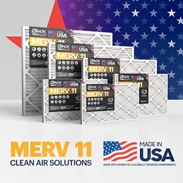 BNX TruFilter 20x20x1 Air Filter MERV 11 for Allergies