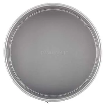 Farberware Nonstick Bakeware Nonstick Springform Baking Pan / Nonstick Springform Cake Pan / Nonstick Cheesecake Pan, Round - 9 Inch, Gray