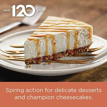 Farberware Nonstick Bakeware Nonstick Springform Baking Pan / Nonstick Springform Cake Pan / Nonstick Cheesecake Pan, Round - 9 Inch, Gray