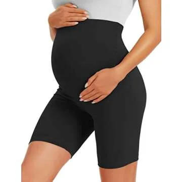 BONVIGOR Maternity Yoga Shorts - Comfort & Style for Moms