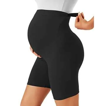 BONVIGOR Maternity Yoga Shorts - Comfort & Style for Moms