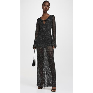 Elegant The Wolf Gang Women's Coi Sequin Dress in Noir