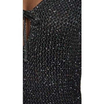 Elegant The Wolf Gang Women's Coi Sequin Dress in Noir
