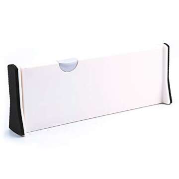 Kingrol 4 Pack 11-17 Inch Expandable Drawer Organizers Dividers with Nonslip Ends, Household Separat...