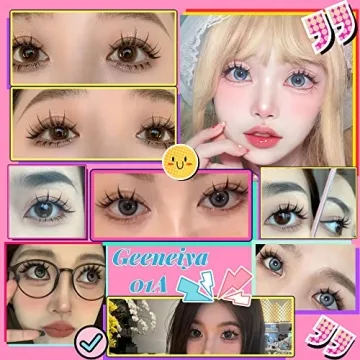 Geeneiya Natural Anime False Eyelashes 10 Pairs