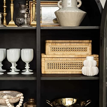Stylish Handwoven Rattan Storage Boxes for Home Decor