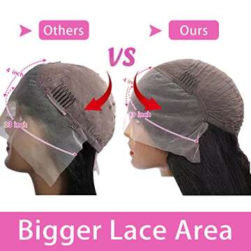 Curly Lace Front Wig Human Hair with 250% Density