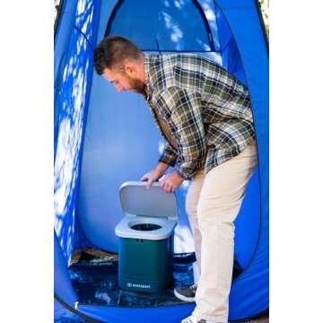 Stansport Easy-Go Portable Camp Toilet for All Outdoors