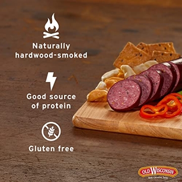 Old Wisconsin Beef Summer Sausage – Premium Quality, 8 Oz