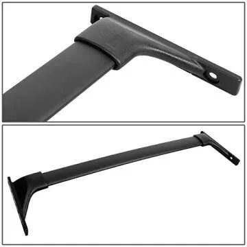 DNA Motoring RR-RAV19 Aluminum Roof Rack Rail Cross Bar Set Compatible with 19-20 Rav4 Adventure Grade , Black